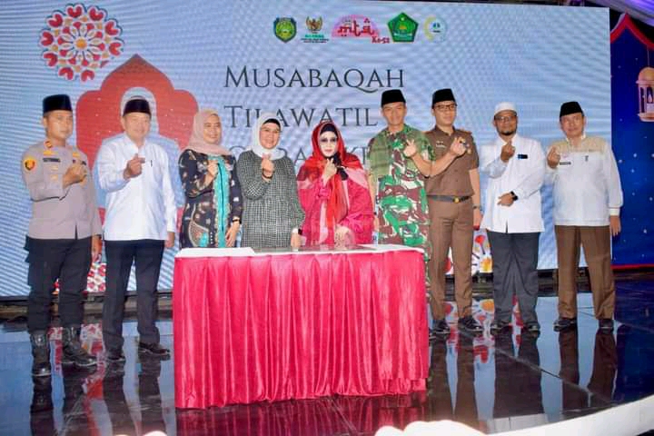 Bupati Nina Resmi Membuka MTQ ke-52 Tingkat Kabupaten Indramayu Tahun 2022