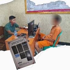 Seorang Pria di Kecamatan Terisi Ditangkap Karena Judi Online