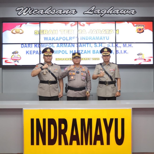 Kapolres Indramayu Pimpin Serah Terima Jabatan Waka Polres