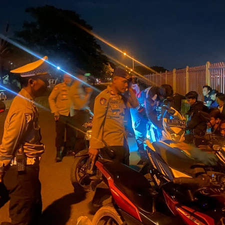 Polres Indramayu Kembali Gelar KRYD Patroli Malam Minggu