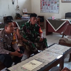 TNI – Polri di Balongan Laksanakan Patroli Sambang