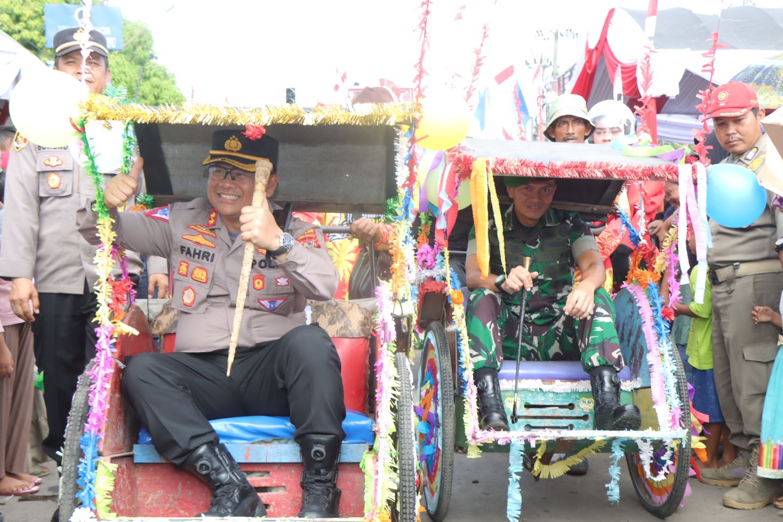 Kapolres Indramayu, AKBP Dr. M. Fahri Siregar Menghadiri Pesta Nadran 2023