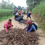 Perhutani Bersama MDH Indramayu dan Majalengka Perbaiki Jalan Poros Hutan